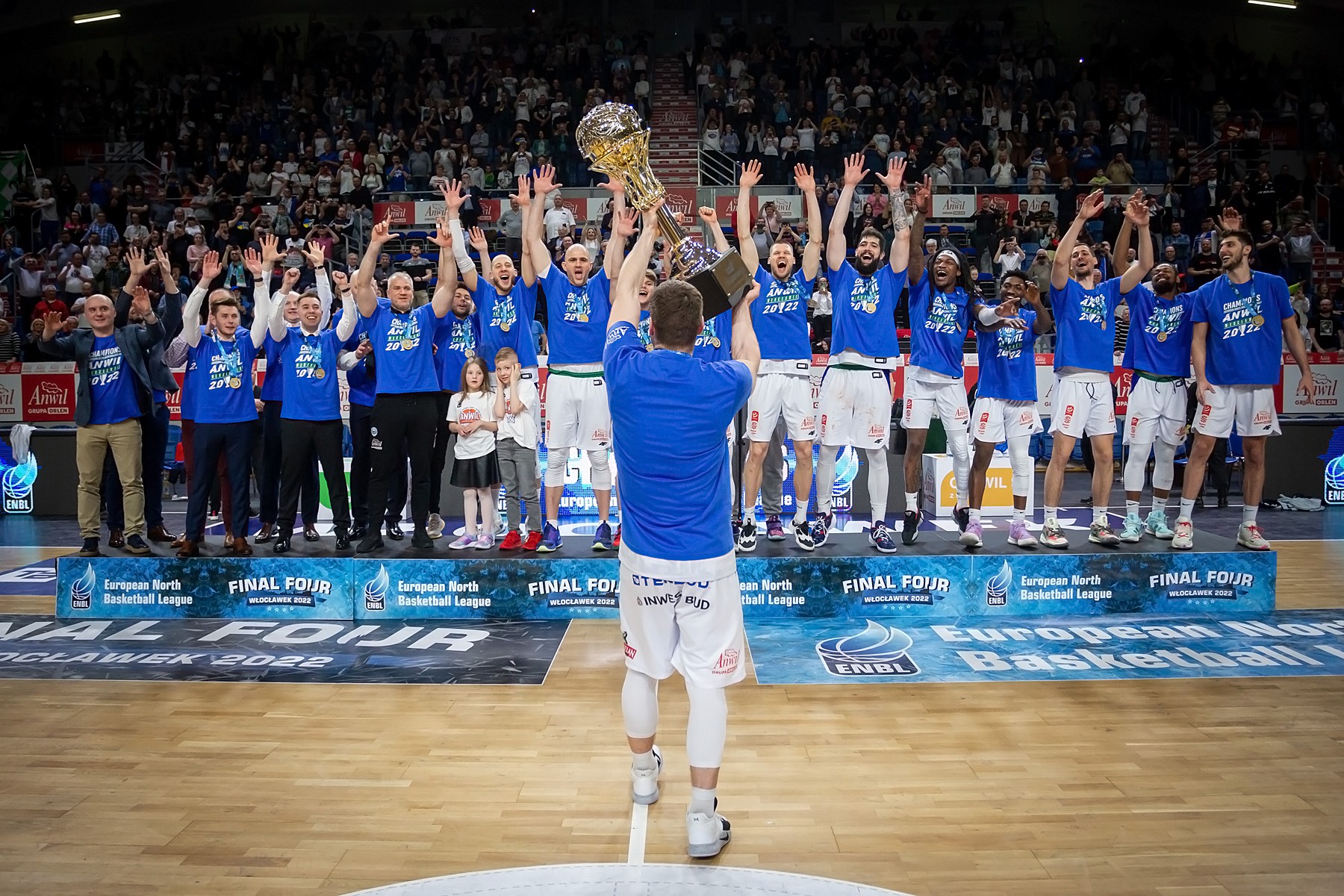 Historic Moment - The Rottweilers Wins European North Basketball League!