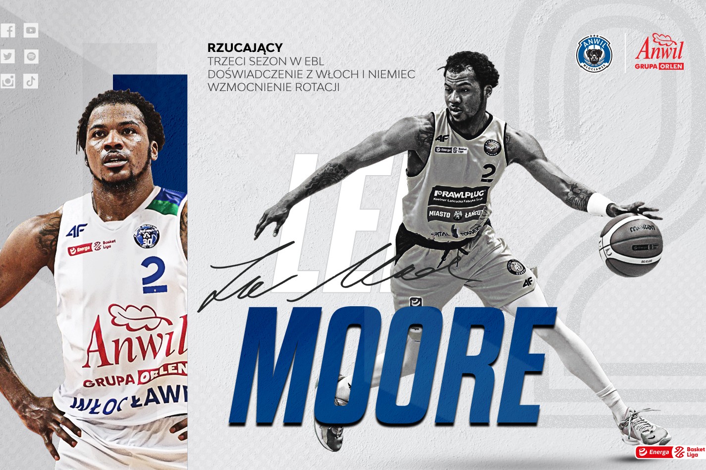 The Falcon Has Become The Rottweiler - Lee Moore Joins Anwil!
