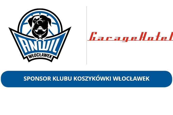 Garage Hotel nadal Sponsorem KK Włocławek S.A.