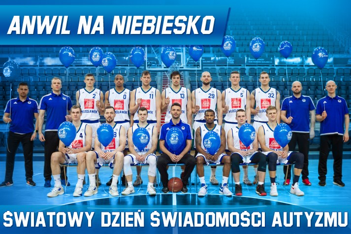 Anwil świeci na niebiesko