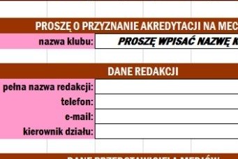 Akredytacje medialne - Superpuchar oraz PLK