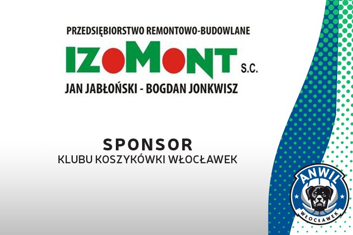IZOMONT ponownie Sponsorem KK Włocławek