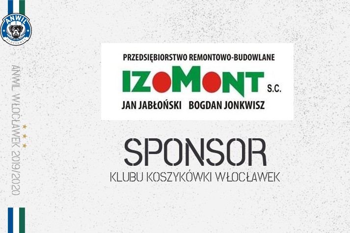 IZOMONT zostaje wśród sponsorów KK Włocławek