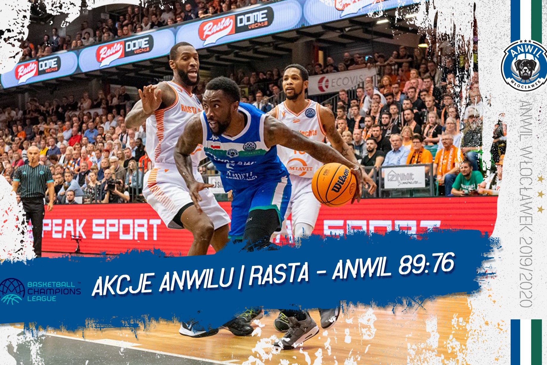 Akcje Anwilu | Rasta Vechta - Anwil Włocławek 89:76