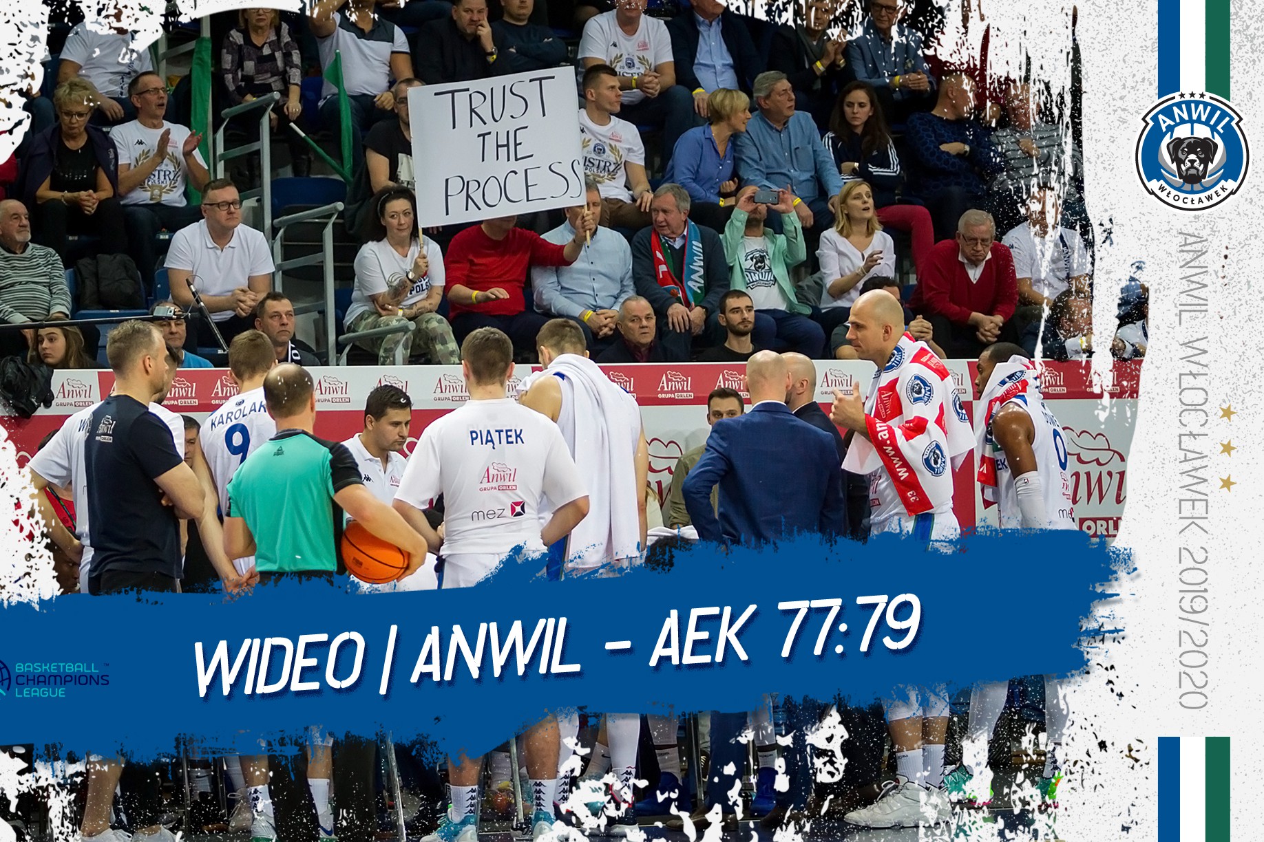 Wideo | Anwil Włocławek - AEK Ateny 77:79