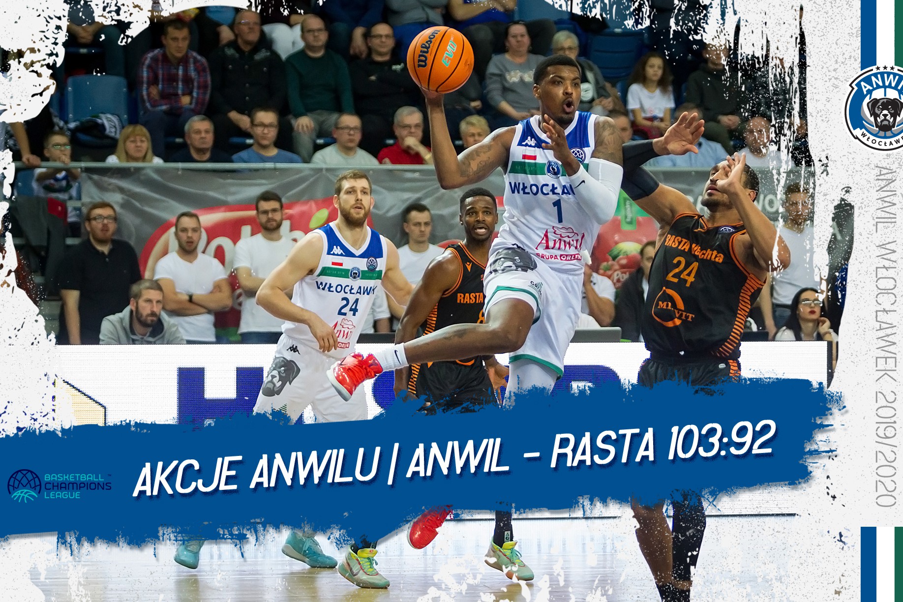 Wideo | Anwil Włocławek - RASTA Vechta 103:92