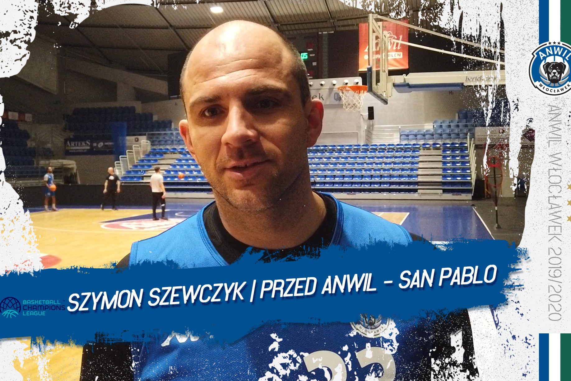 Wideo | Szymon Szewczyk | Przed meczem Anwil Włocławek - San Pablo Burgos