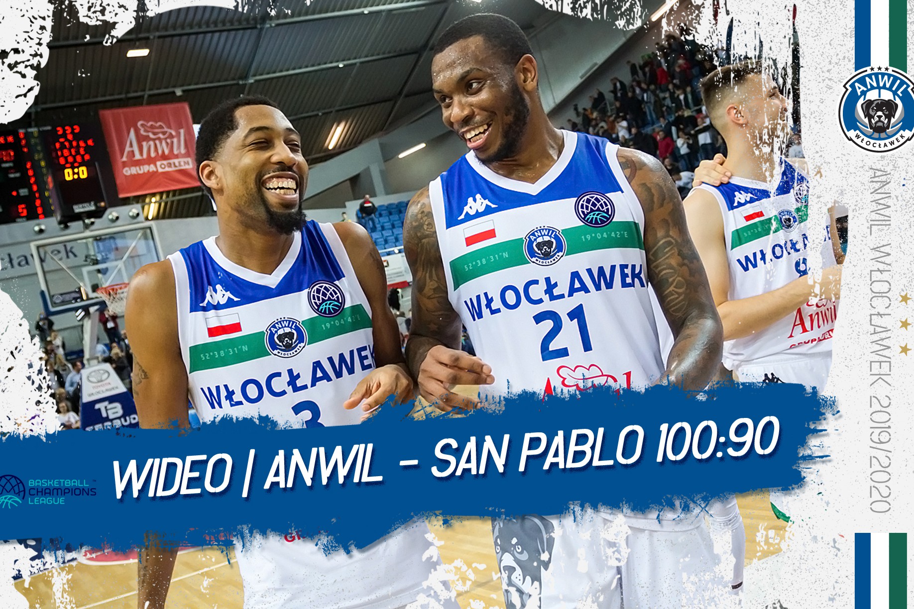 Wideo | Anwil Włocławek - San Pablo Burgos 100:90