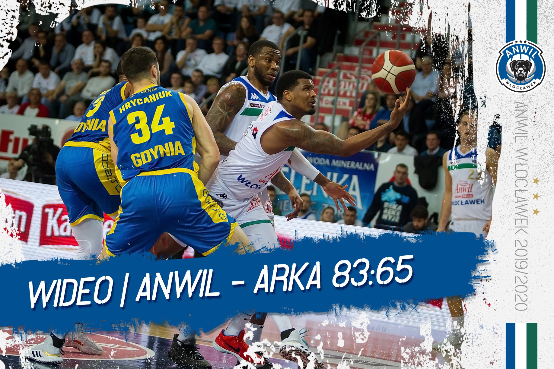 Wideo | Anwil Włocławek - Arka Gdynia 83:65