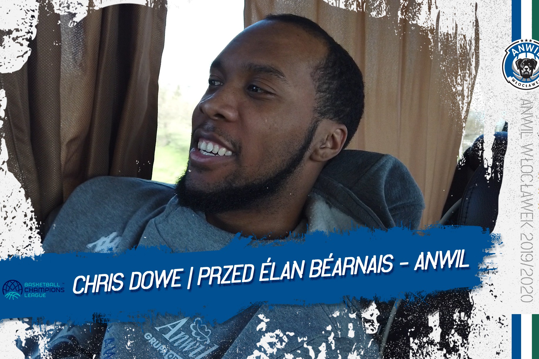 Wideo | Chris Dowe | Przed meczem Élan Béarnais - Anwil Włocławek
