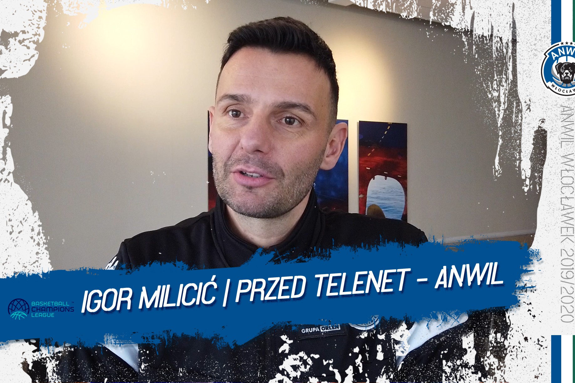 Wideo | Przed meczem Telenet Giants Antwerpia - Anwil Włocławek