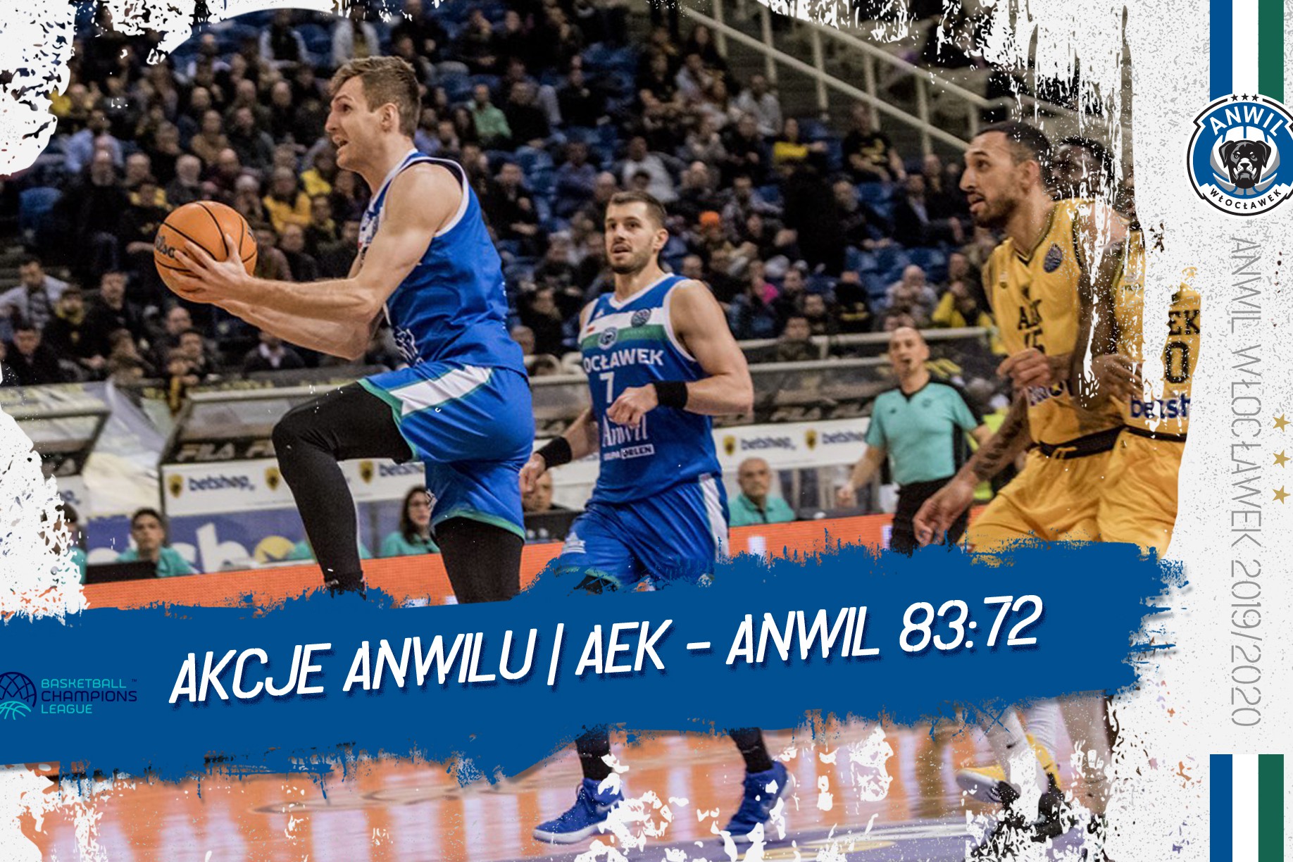 Wideo | AEK Ateny - Anwil Włocławek 83:72