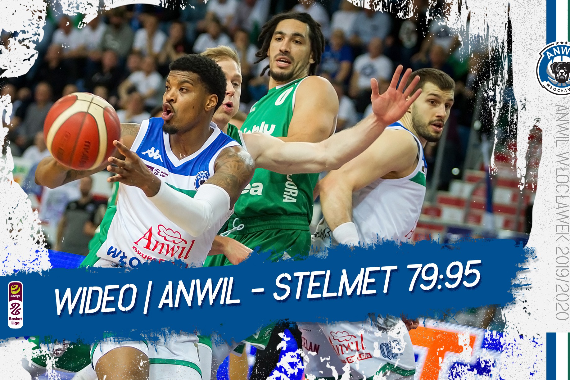 Wideo | Anwil Włocławek - Stelmet Enea BC Zielona Góra 79:95