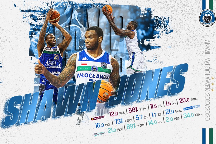Kibice wybrali: Shawn Jones MVP Lutego