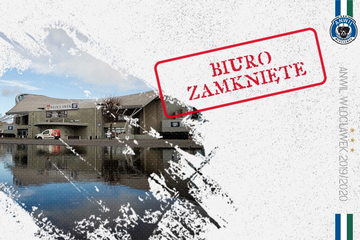 KK Włocławek zawiesza funkcjonowanie biura i sklepu w Hali Mistrzów