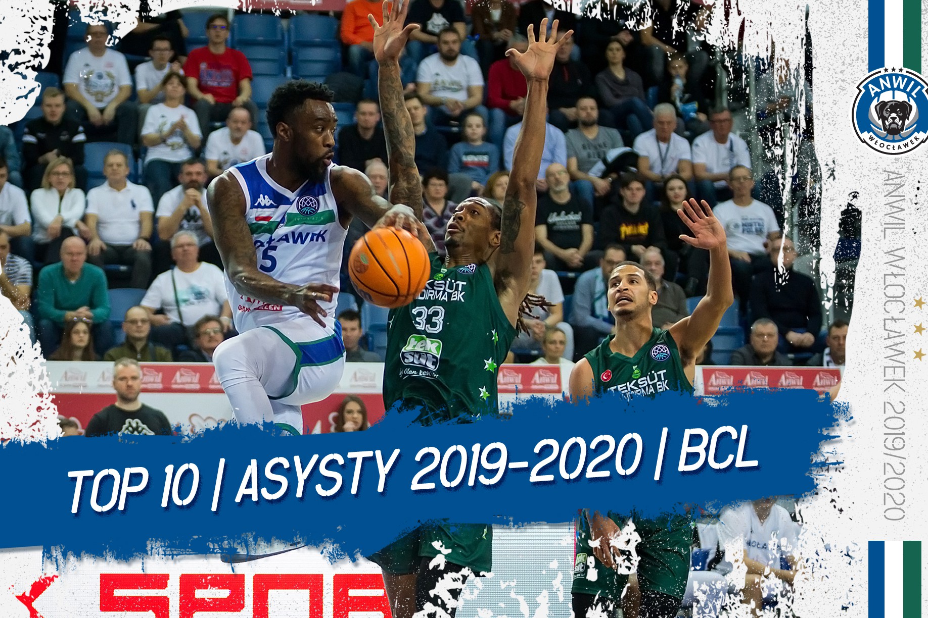 Wideo | TOP 10 asyst Anwilu Włocławek w BCL 2019/2020