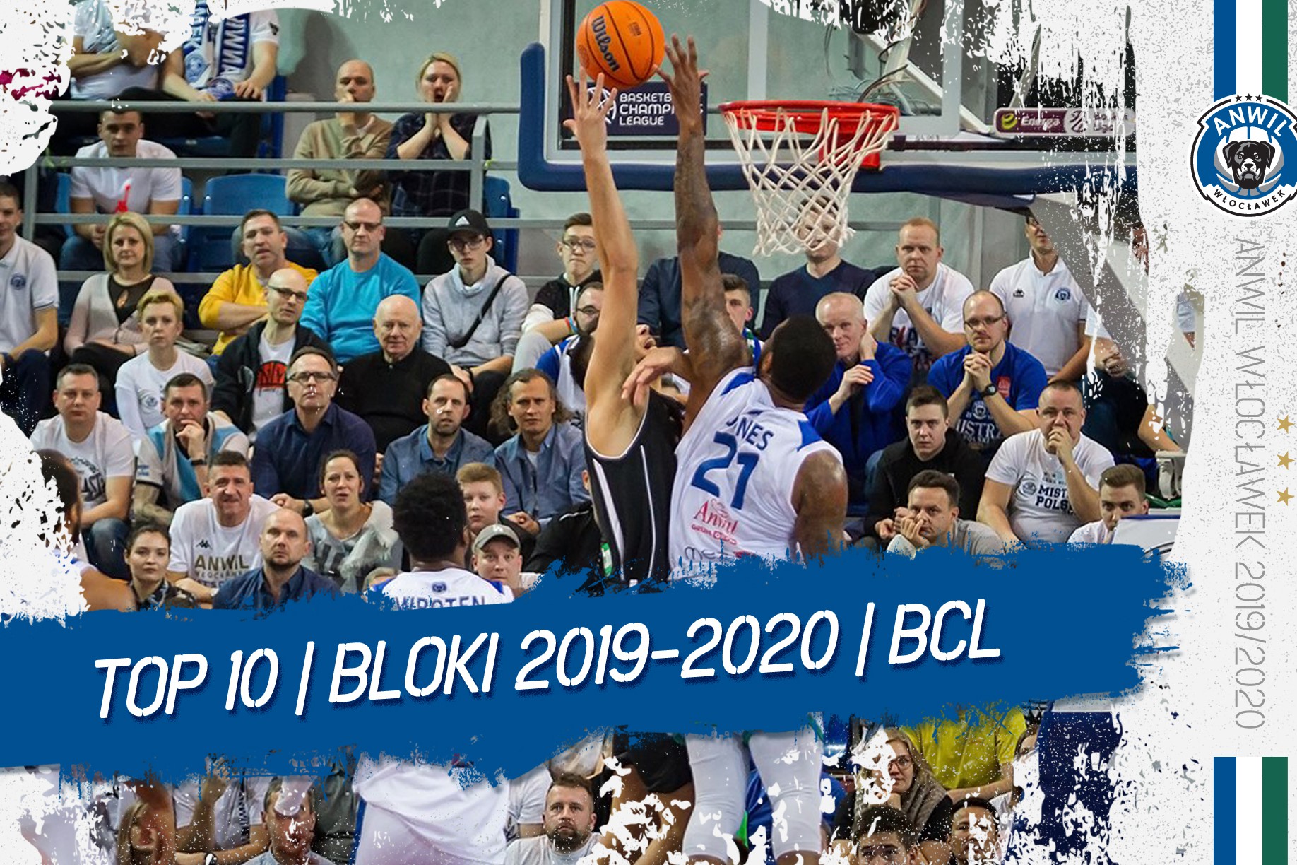 Wideo | TOP 10 bloków Anwilu Włocławek w BCL 2019/2020