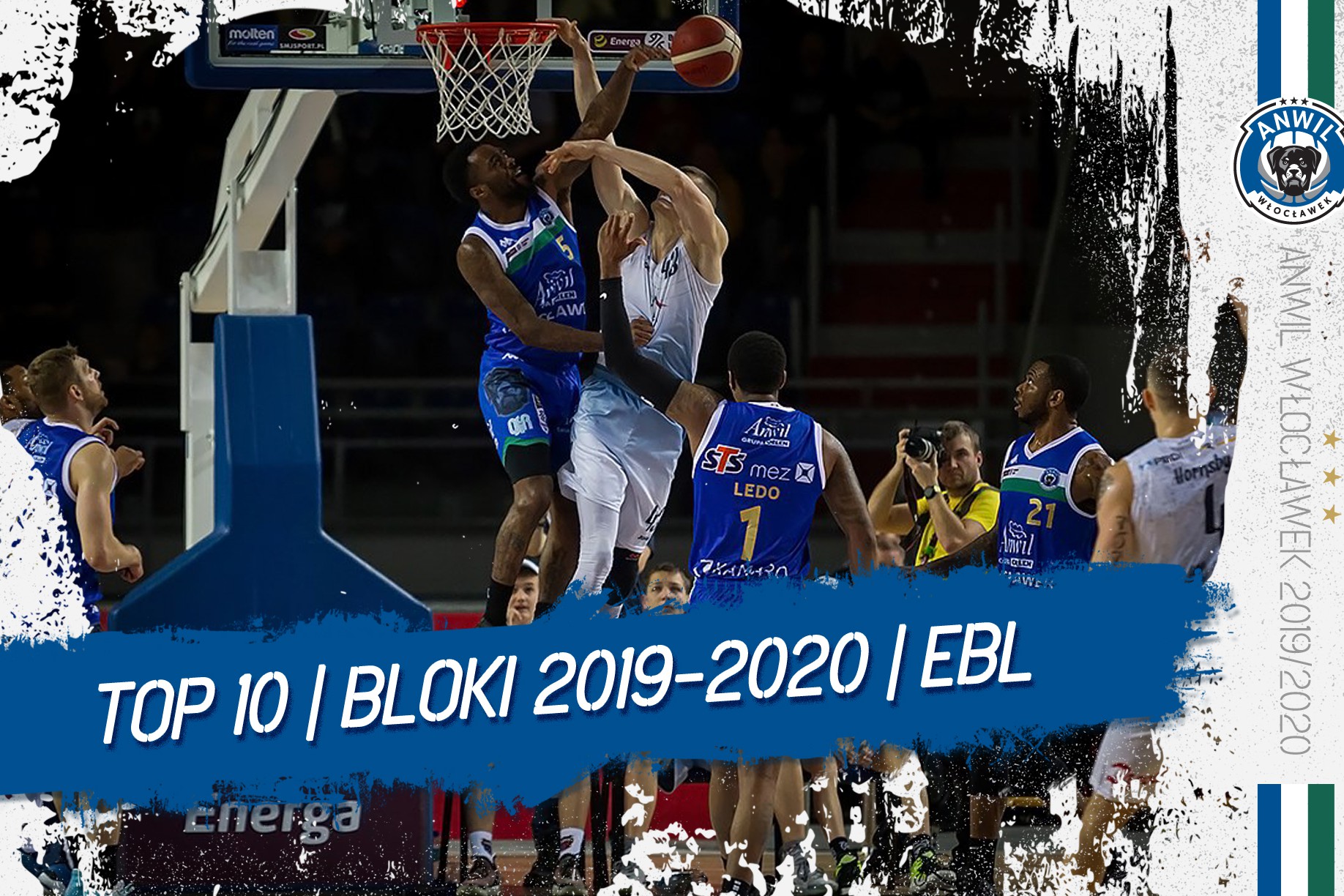 Wideo | TOP 10 bloków Anwilu Włocławek w EBL 2019/2020