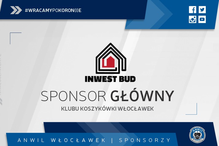 W gronie sponsorów głównych nadal INWEST BUD
