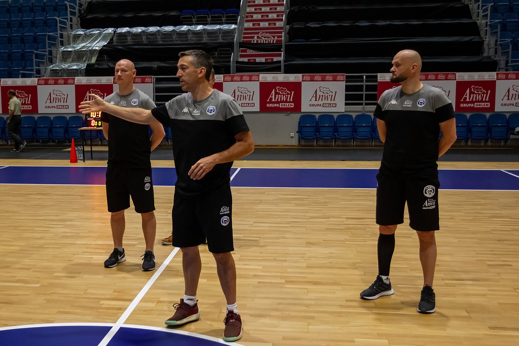 Sparing w Kaliszu - szerszy skład Anwilu