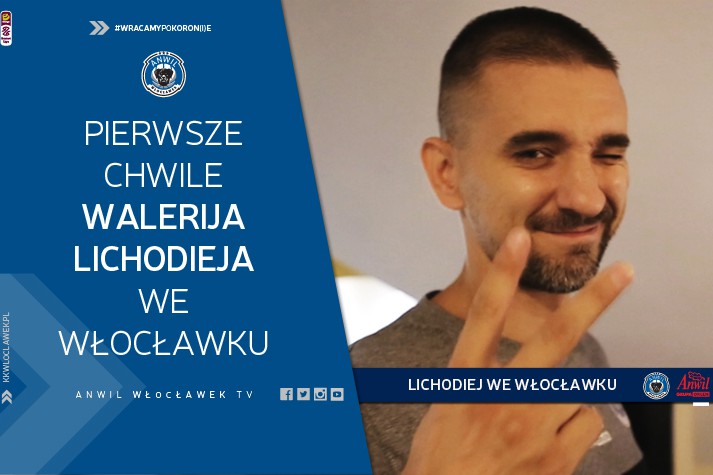 Wideo | Walerij Lichodiej już we Włocławku