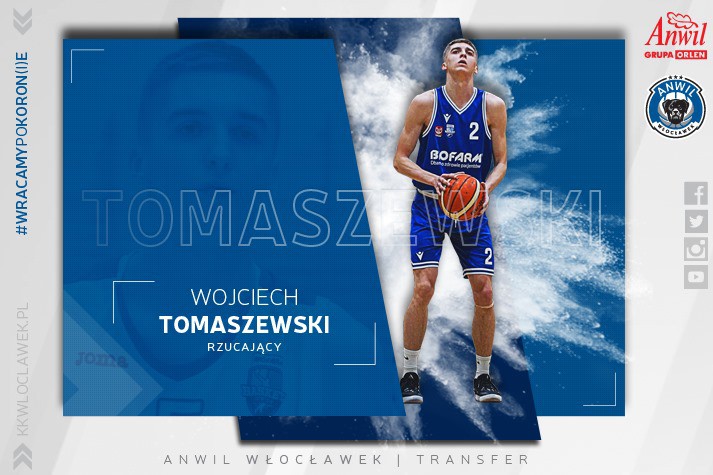 Pierwszy z juniorów – Wojciech Tomaszewski zagra we Włocławku