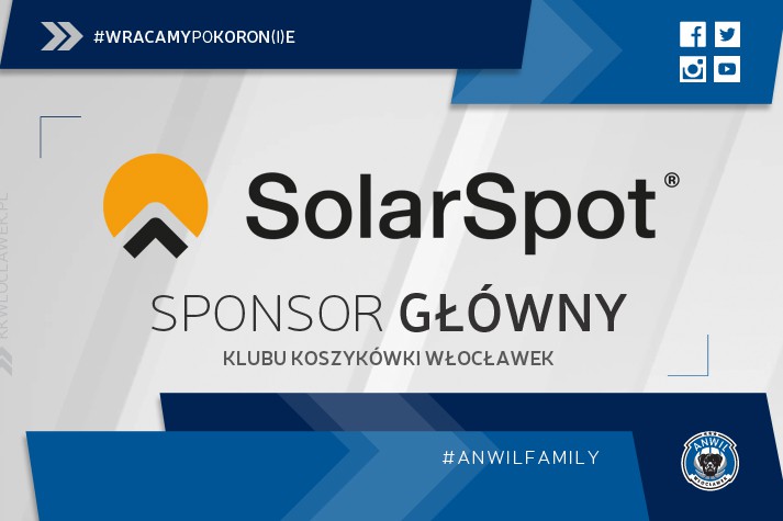 SolarSpot nowym sponsorem głównym KK Włocławek