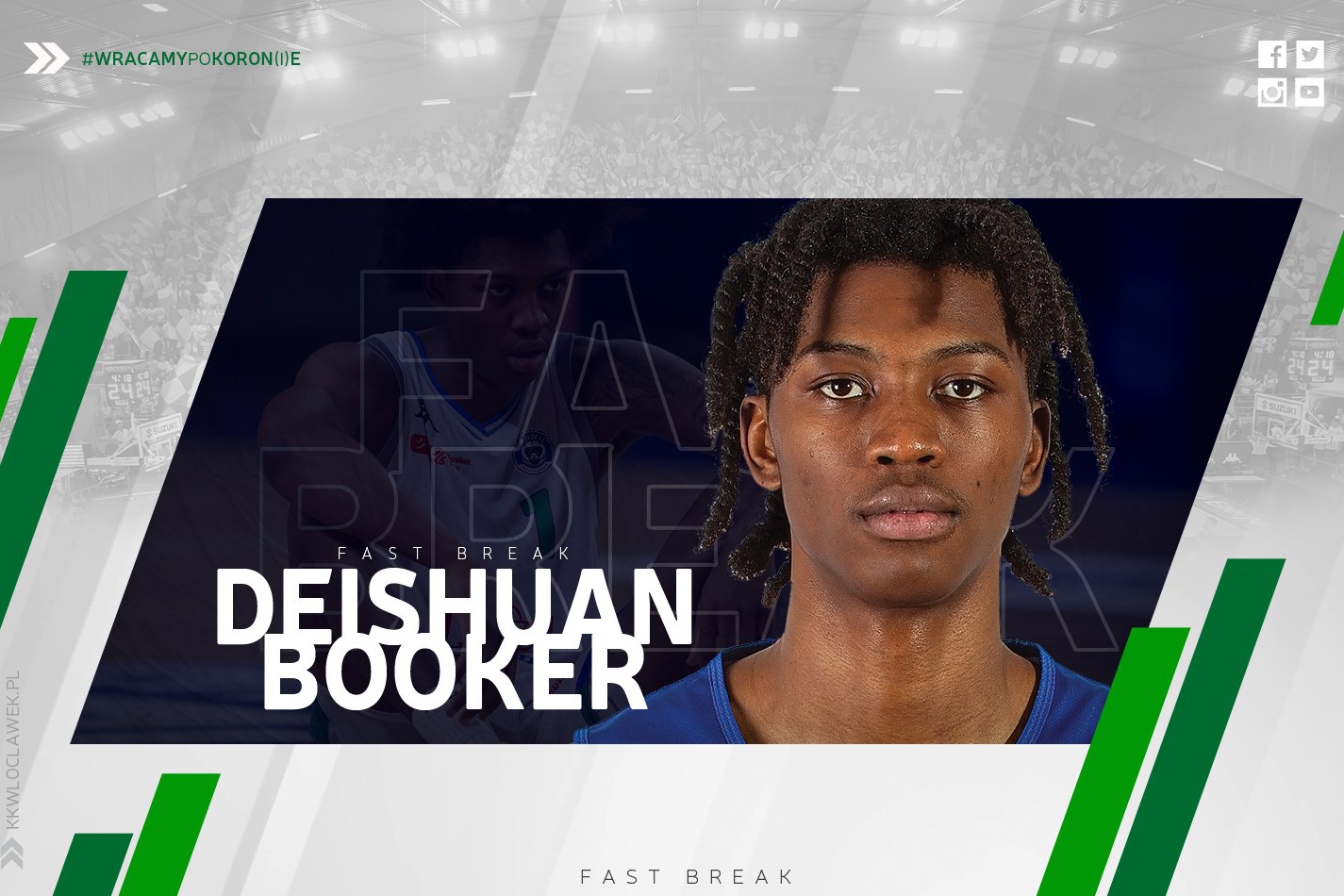 Deishuan Booker gościem Fast Breaka