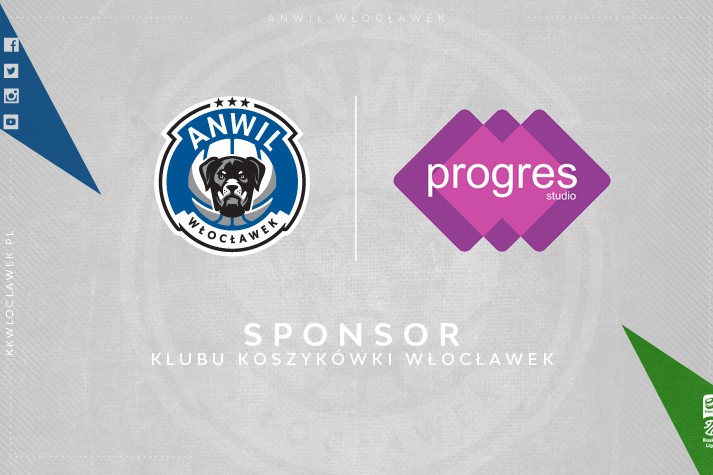 Progres Studio nadal sponsorem KK Włocławek
