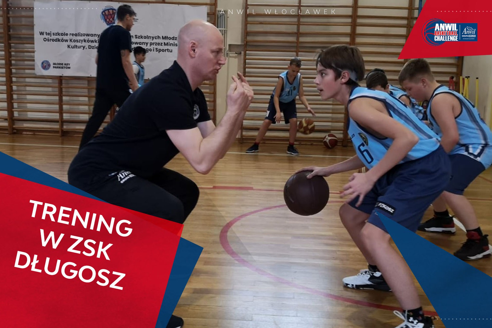 ANWIL Basketball Challenge II | Trening w ZSK Długosz