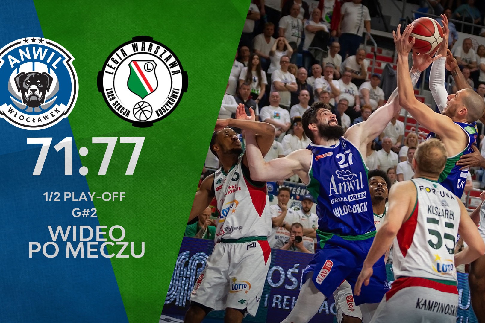 WIDEO | Anwil - Legia 1/2 Play-Off G#2