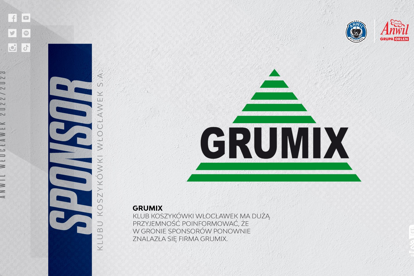 Grumix znów w gronie sponsorów 