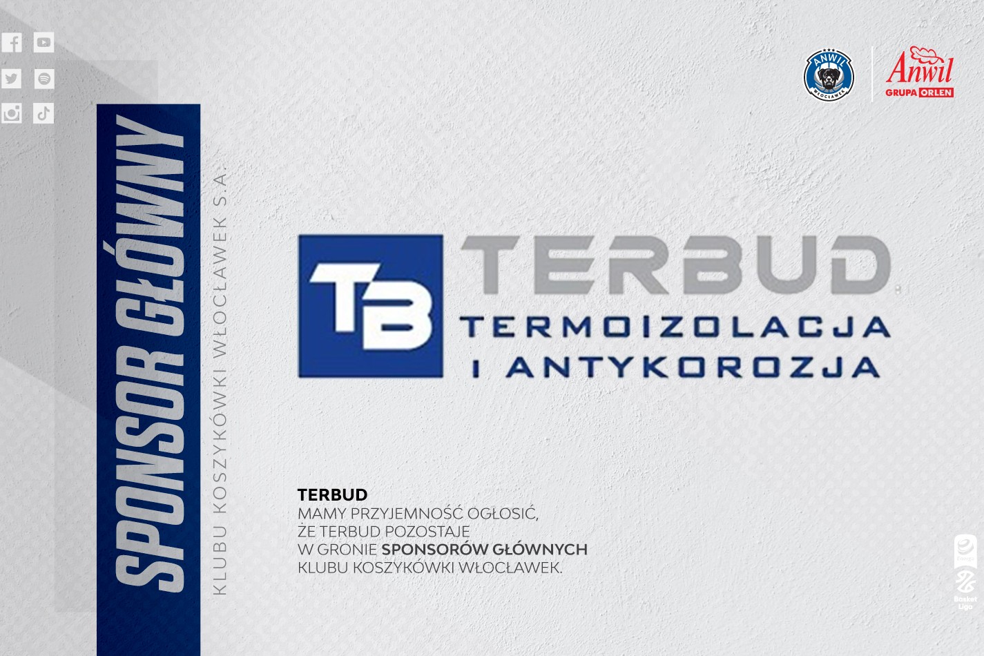 KK Włocławek i TERBUD podpisały aneks do umowy