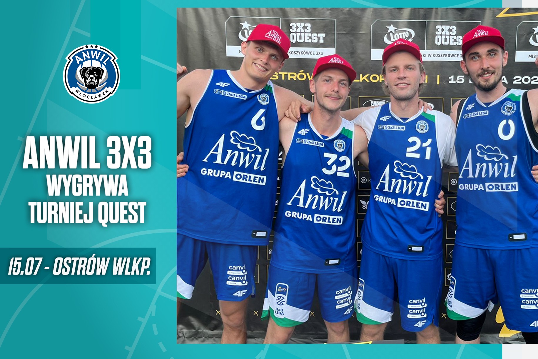 WIDEO | Kolejne zwycięstwo Anwilu 3x3 | LOTTO 3x3 QUEST Ostrów Wielkopolski 