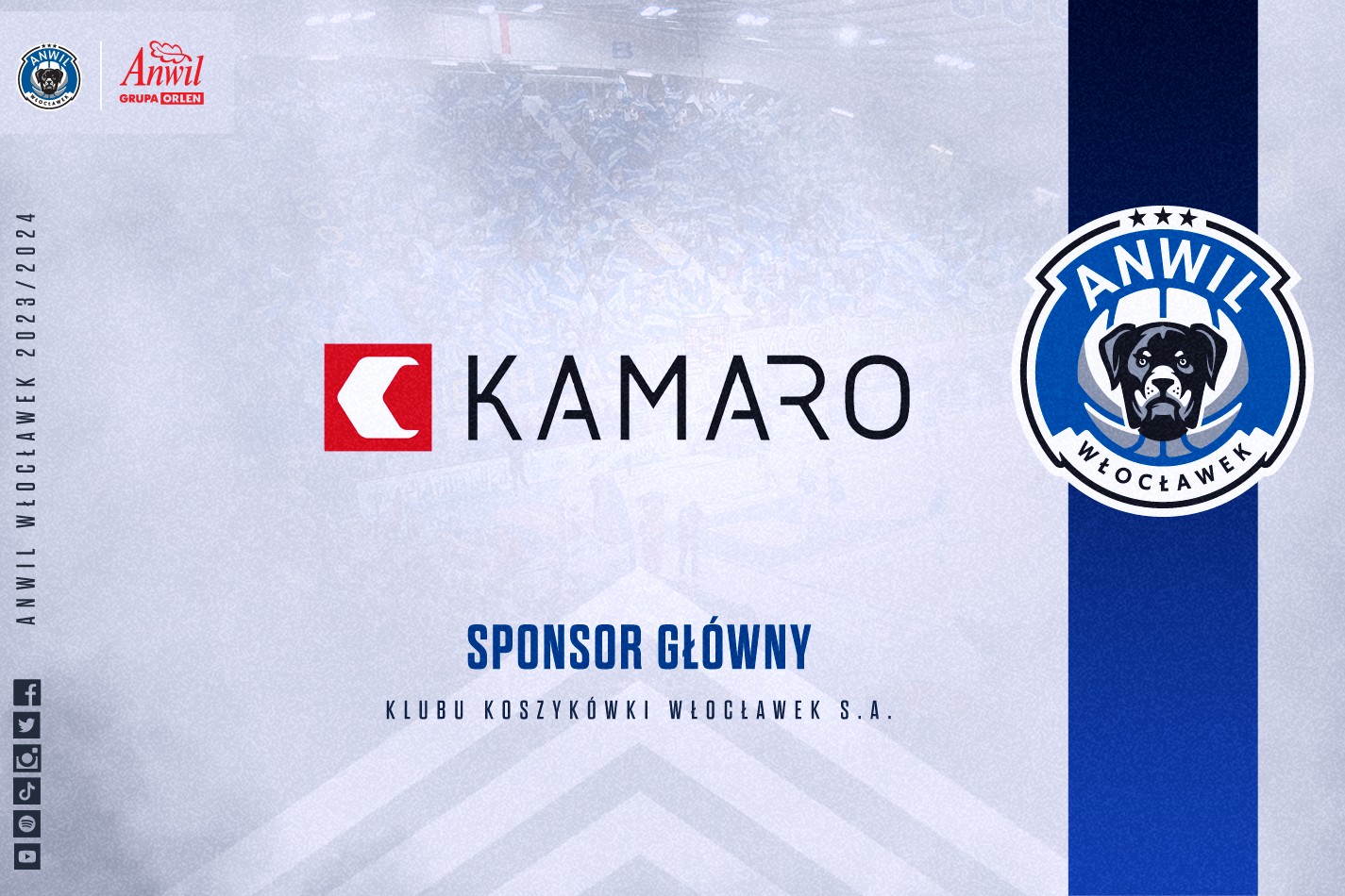 Kamaro sponsorem głównym KK Włocławek