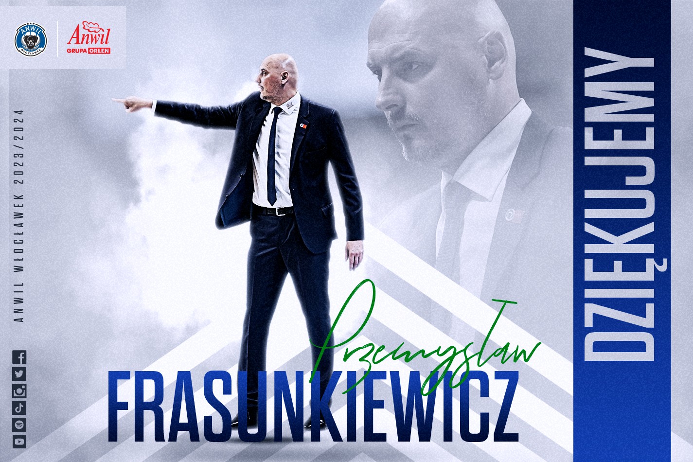 Koniec kontraktu trenera Frasunkiewicza