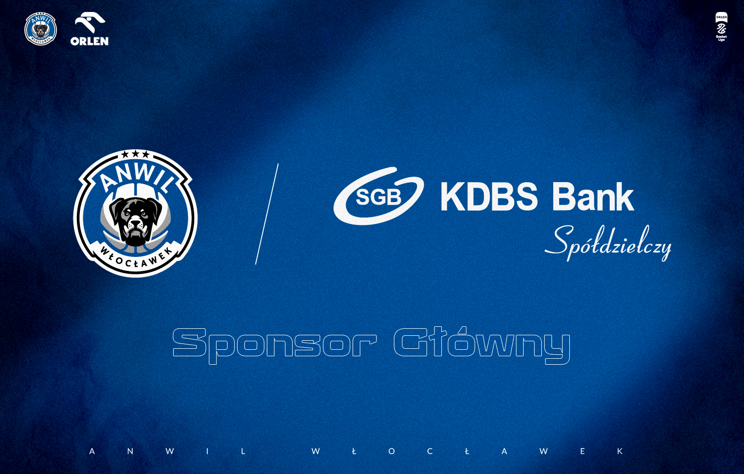 Anwil Włocławek - KDBS Bank sponsorem głównym
