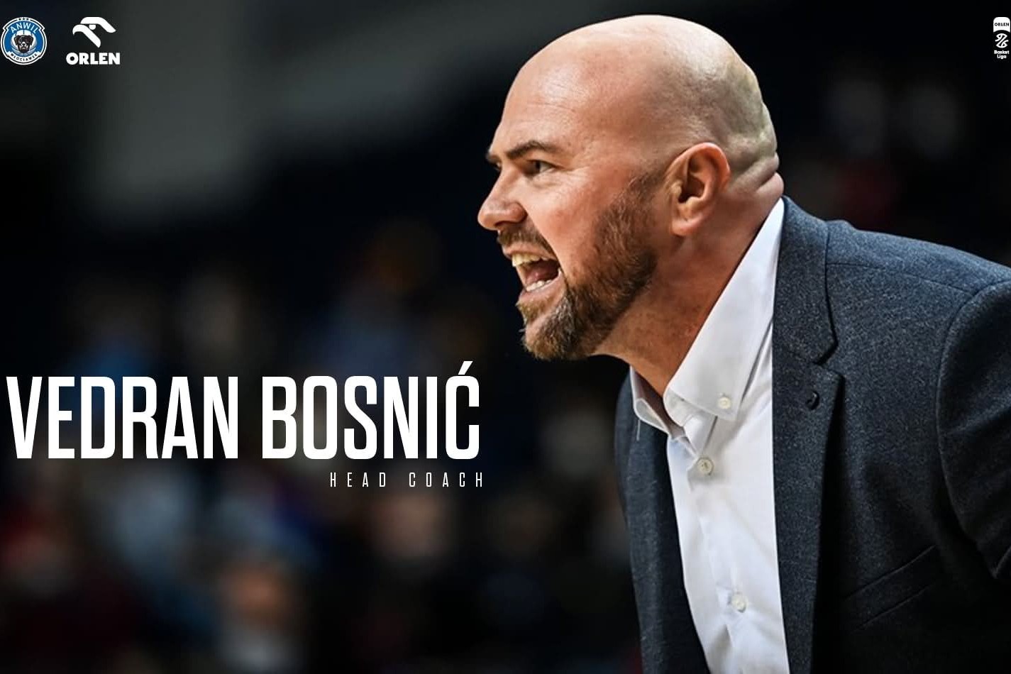 Vedran Bosnić nowym trenerem Anwilu Włocławek