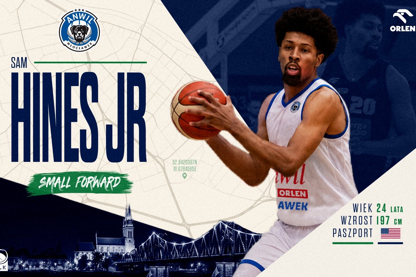 Energetyczny transfer: Samuel Hines Jr w Anwilu